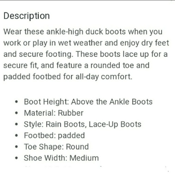 New Duck Rain Boots - Picture 8 of 8
